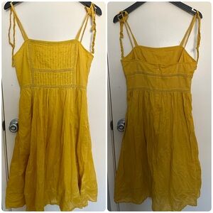 J. Crew Point Sur

Mustard Yellow Midi Dress with pockets